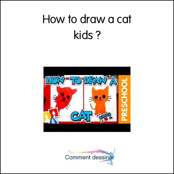 How to draw a cat kids